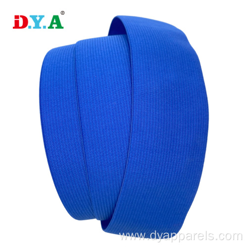 Polyester Knitted Colored 5 cm blue